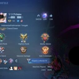 #263NF | Nível 84 - Heróis 89 Skins 140 . 1 KOF . 3 epic Limite. 9 epic Loja. 10 Luz das estrelas . 14 Especial . Emblema max 4 0